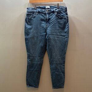 LOFT Women's Skinny Jeans in Deep Blue